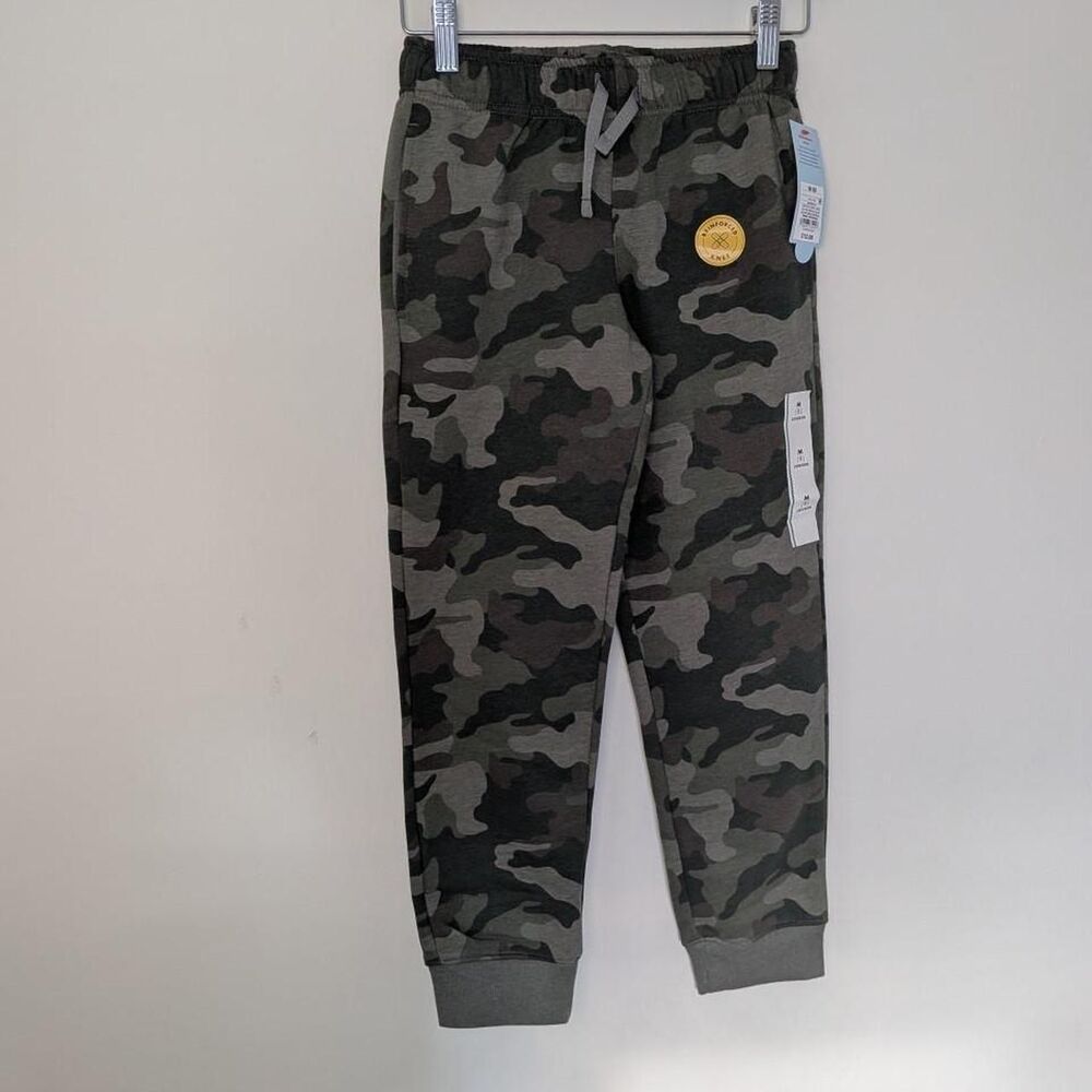 Cat-jack Boy's Boys Camo Pull-On Joggers Camouflage Pants Size M 8 NWT
